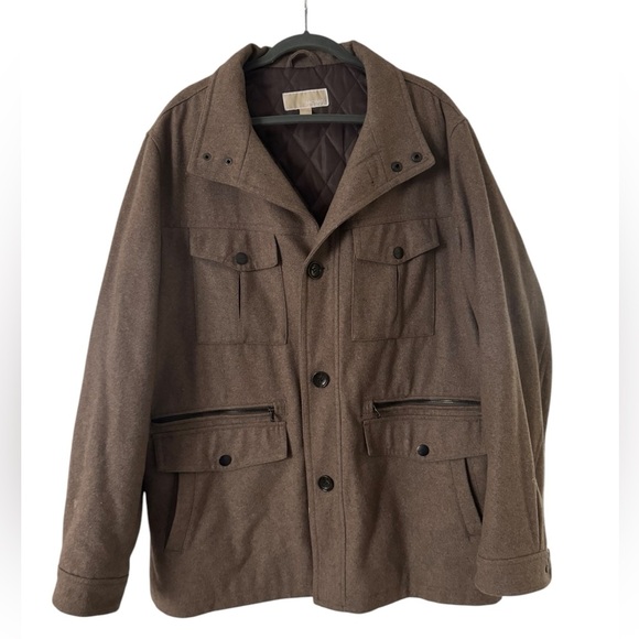 Michael Kors Men’s Wool Blend Field Coat - Picture 2 of 11